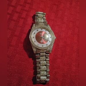 Geneva Silver and Gold Watch